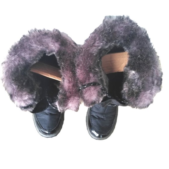 Nine West black winter boots Size 6 - Picture 4 of 8